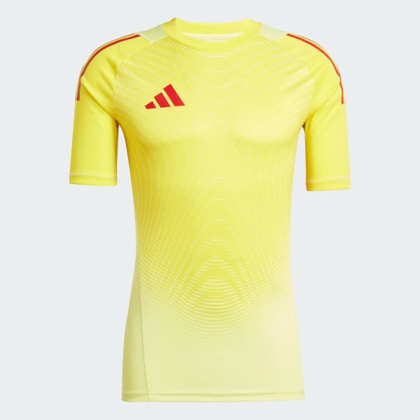 Amarillo Tiro 25 Pro Goalkeeper Short Sleeve Jersey
