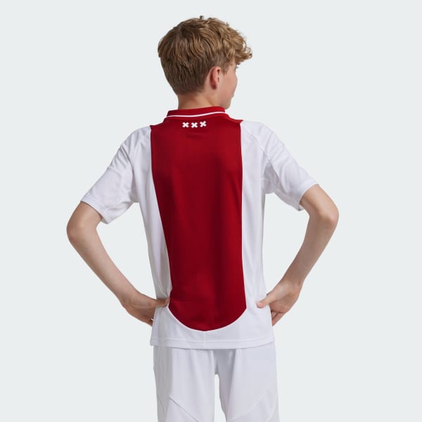 adidas Ajax Amsterdam 24/25 Home Jersey Kids - White | Free