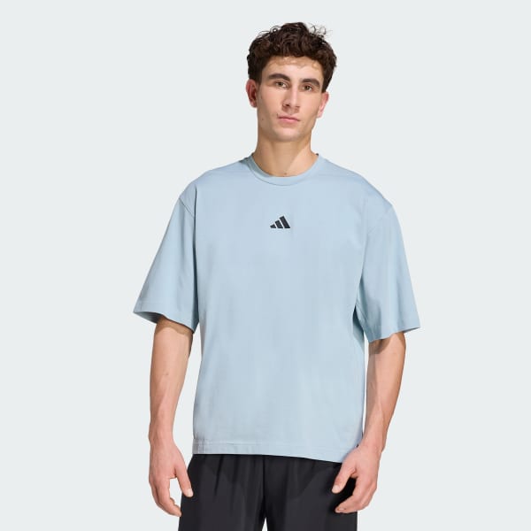 adidas PrimeLift Workout Oversize Tee - Green | Free Shipping with