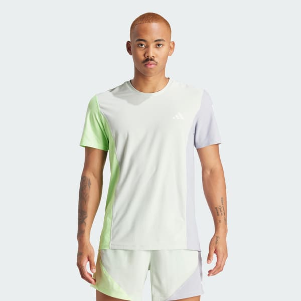 Verde Playera Own The Run Colorblock