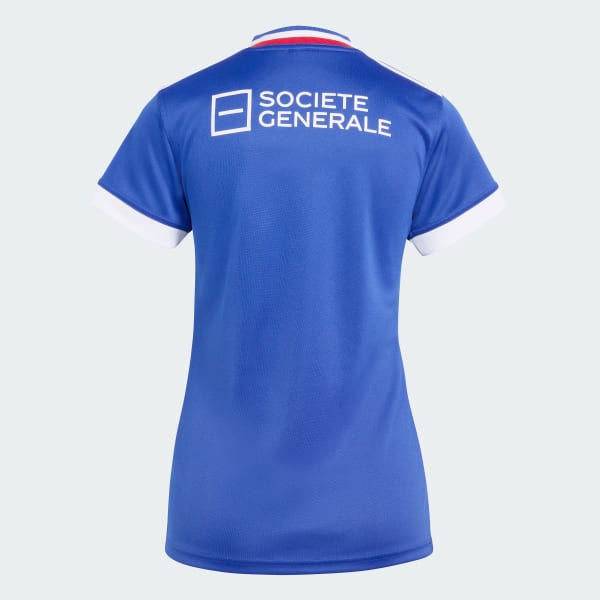 Azul Réplica da Camisola da Seleção Francesa de Rugby para Mulher