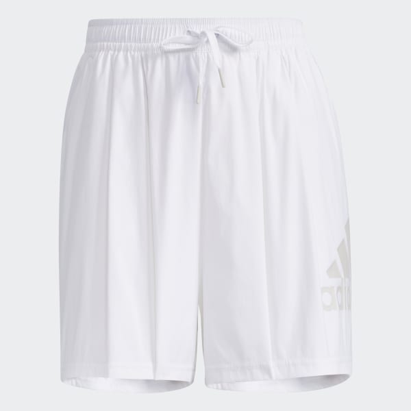 adidas Future Icons Badge of Sport Shorts - White | adidas Malaysia