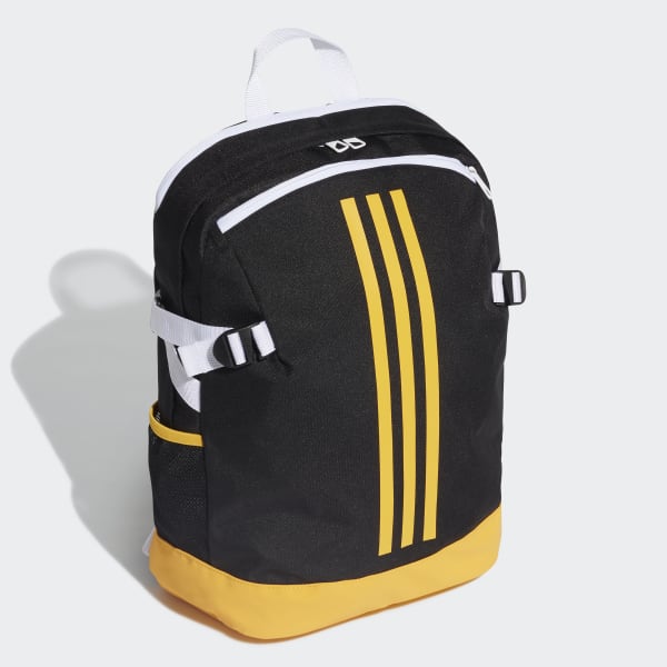 adidas black and yellow backpack