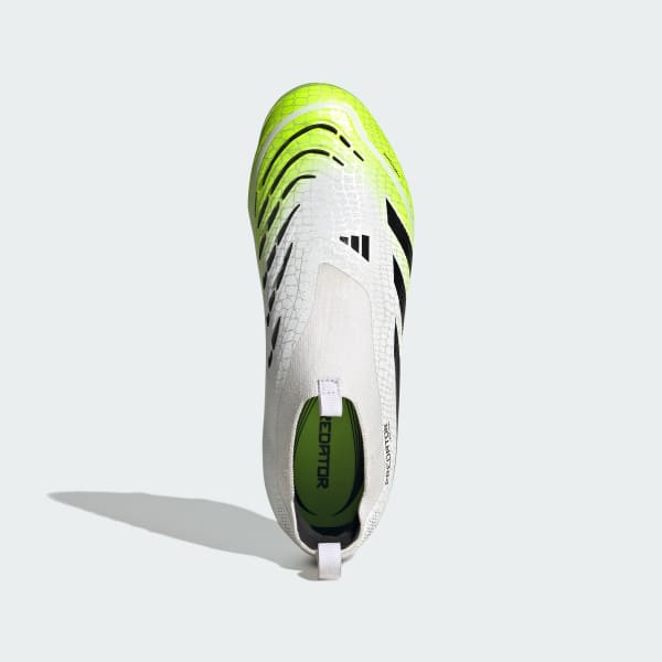 wit Predator Elite Veterloze Firm Ground Voetbalschoenen Kids