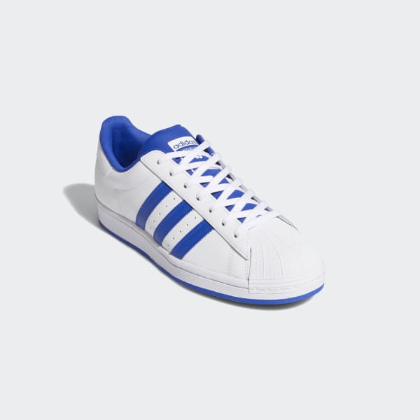 Men's Superstar Cloud White and Bold Blue Shoes | adidas US