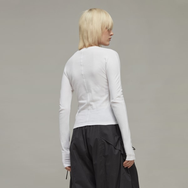 Blanco Camiseta manga larga Fitted Y-3