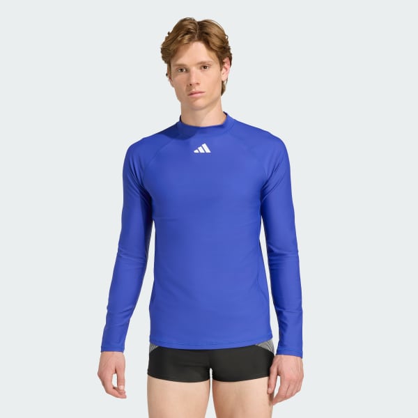 Azul Rashguard Manga Longa