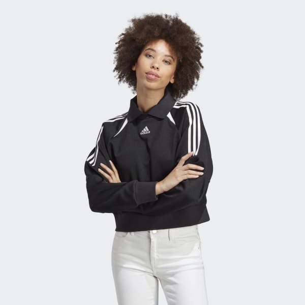 como eso contraste formal adidas Track Sweatshirt - Black | Women's Lifestyle | adidas US