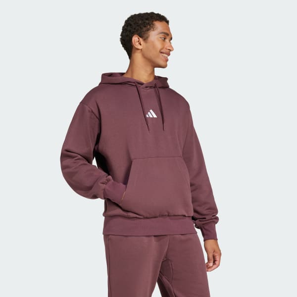 Burgundy Essentials Feelcozy Fleece Hoodie