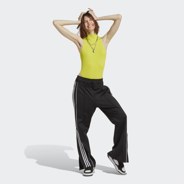 adidas Originals - « 80's Aerobic » - Pantalon évasé fendu sur le devant -  Noir