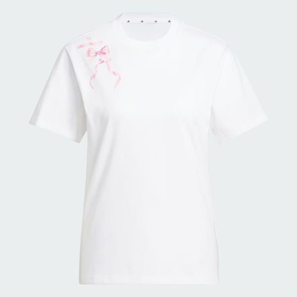White Coquette Bows Graphic Tee