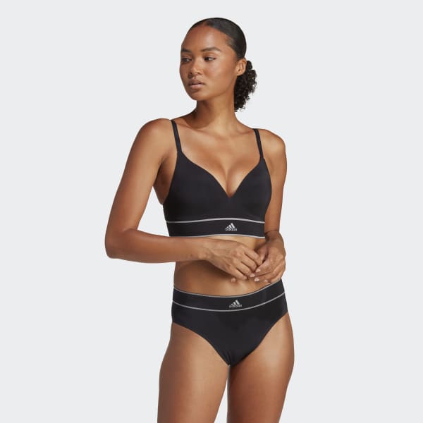 Svart Active Seamless Wireless Bra HPO54