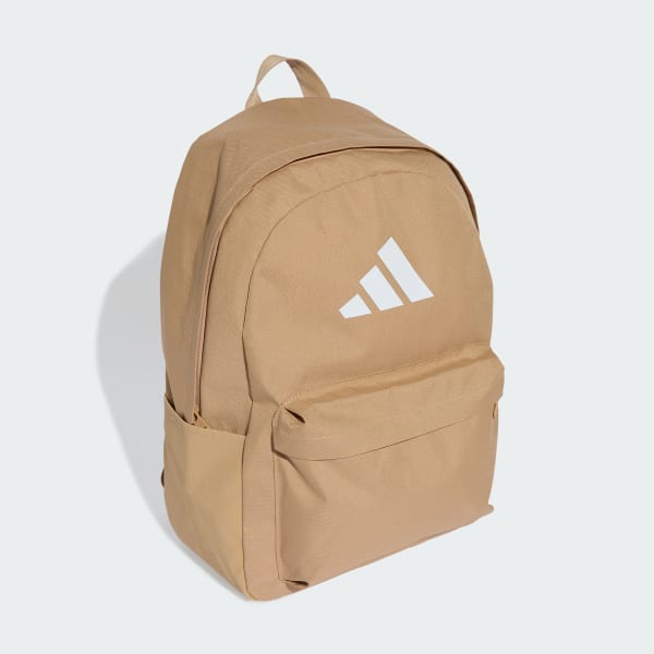 Brown Classic 3 Bar Logo Backpack