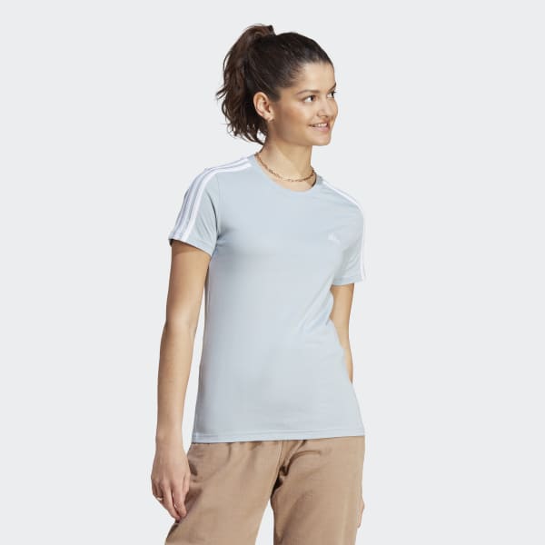 Camiseta Slim 3 bandas - Azul adidas | España