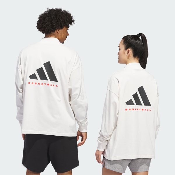 Bianco Maglia da basketball Long Sleeve (Neutral)