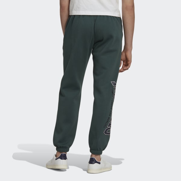 Green Varsity Sweat Pants DKL77