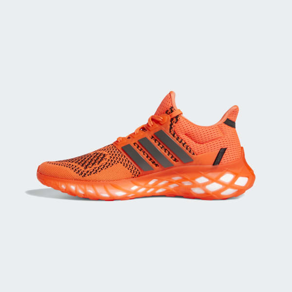 Orange Ultraboost Web DNA Shoes LEP77