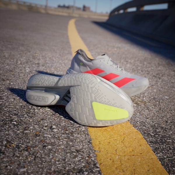 Silber Adizero Adios Pro 4 Laufschuh