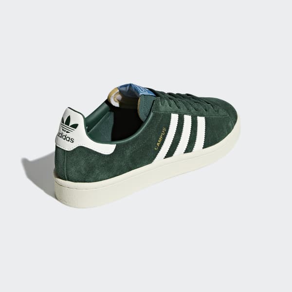 green adidas campus sneakers