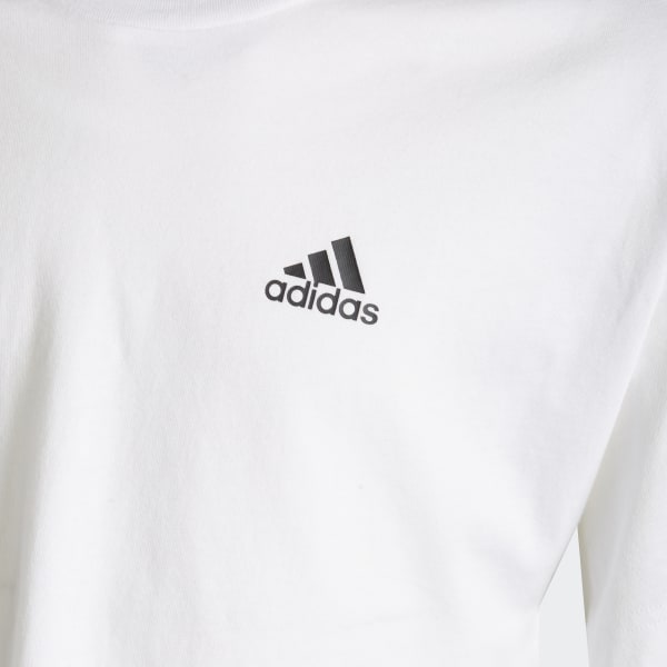 Hvid Organic Cotton Future Icons Sport 3-Stripes Loose T-shirt