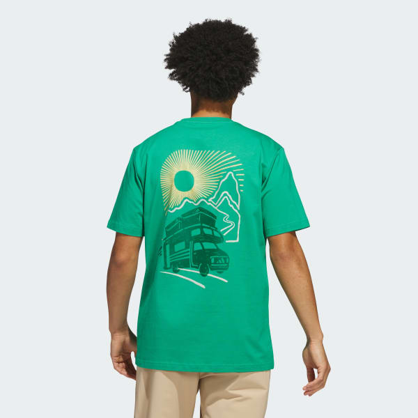 adidas Jet Set Camper Graphic Tee - Green | Free Shipping adidas Jet Set Camper Graphic Tee - Green | Free Shipping