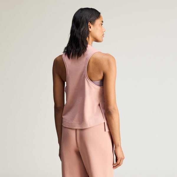 ブラウン adidas by Stella McCartney ロゴ タンクトップ