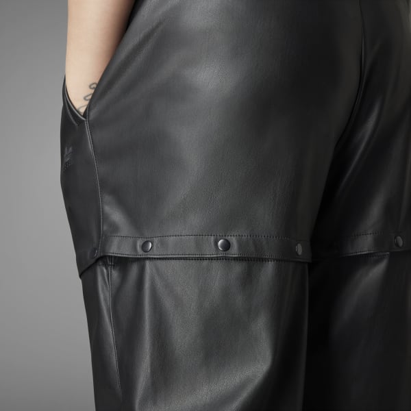 Nero Pantaloni Always Original Faux Leather (Curvy) TX391