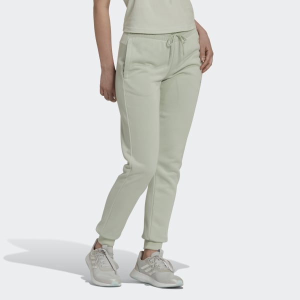Verde Calças em Moletão Essentials 29187