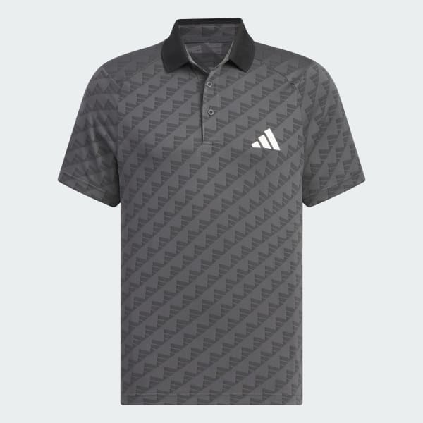 Grey HEAT.RDY Jacquard Short Sleeve Polo Shirt