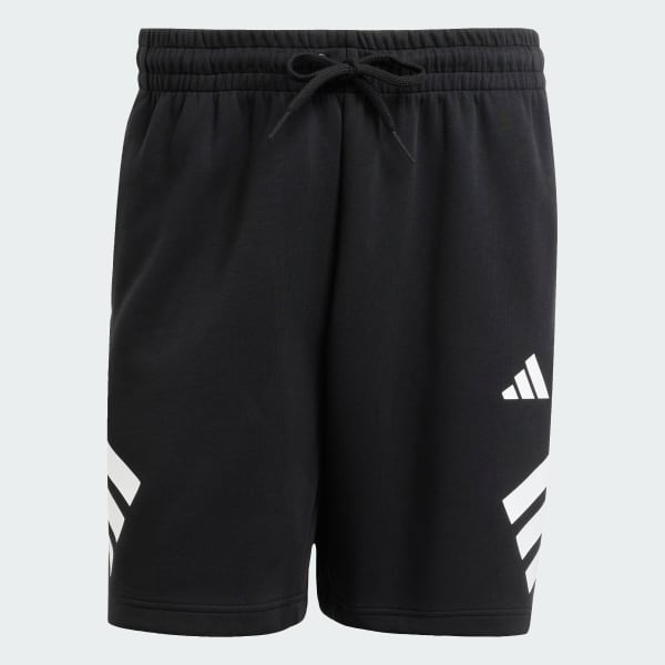 Zwart Future Icons 3-Stripes Short