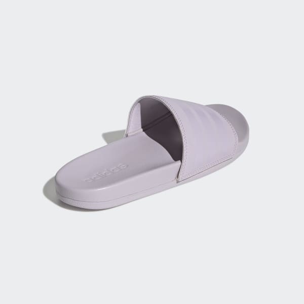 adilette comfort slides purple