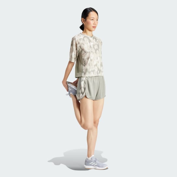 Verde Camiseta Estampada Train Essentials Flower Tie-Dye