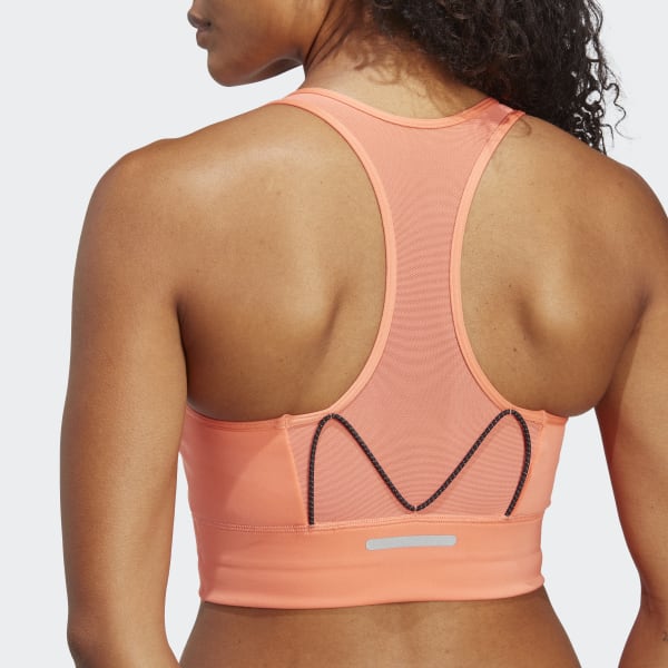 아디다스 미디엄 서포트 러닝 포켓 브라 - Orange | adidas South Korea 아디다스 미디엄 서포트 러닝 포켓 브라 - Orange | Adidas South Korea