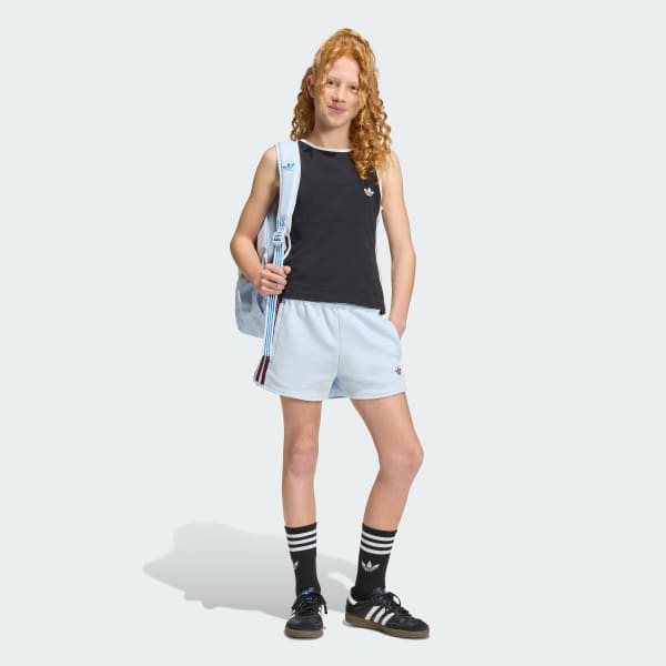 Blau 3-STREIFEN SPRINTER SHORTS