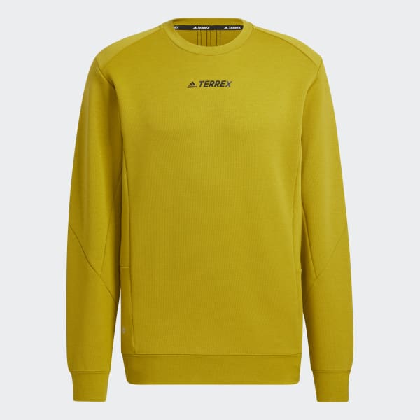 Verde Polera Terrex Logo Cuello Redondo (Unisex)