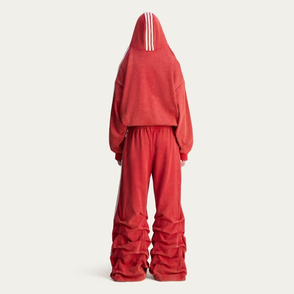 adidas by Avavav プリーツ トラックパンツ - レッド