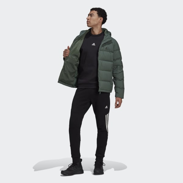 Zielony Helionic Hooded Down Jacket TF674