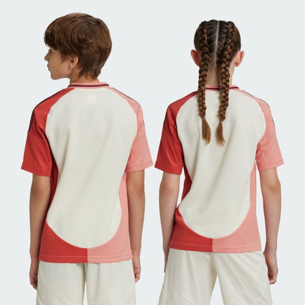 Branco Camisola do Terceiro Equipamento 24/25 do Olympique Lyonnais – Criança