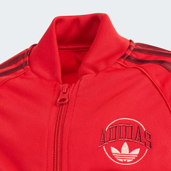 adidas VRCT SST Track Suit Red Free Shipping with adiClub adidas Canada