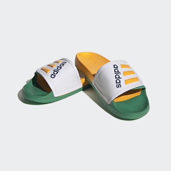 White Adilette TND Slides