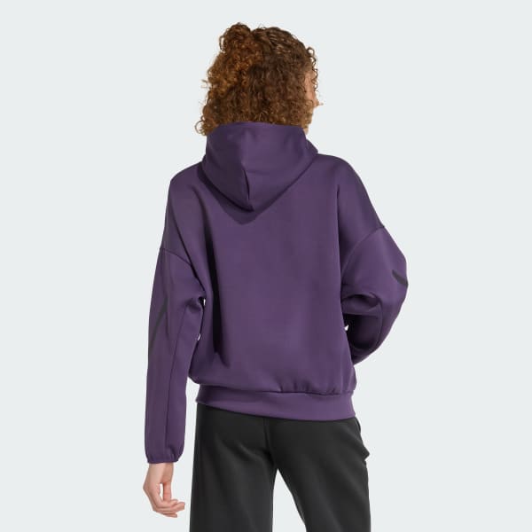 Purple adidas Z.N.E. Hooded Sweatshirt