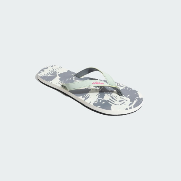 White Oscillo Flip Flops