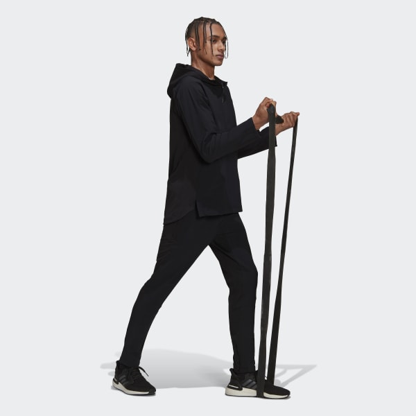 cerná Mikina Workout Cordura Full-Zip BZ306