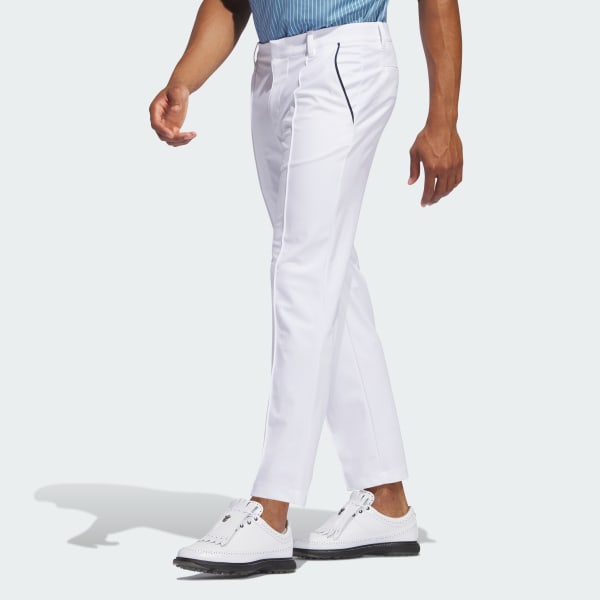 White adidas x Bogey Boys Golf Pants