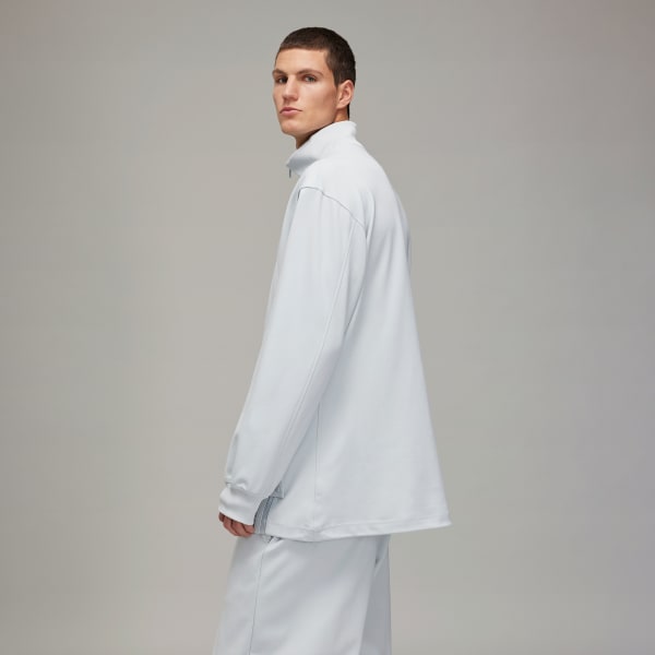 Grey Y-3 3-Stripes Relaxed Track Top