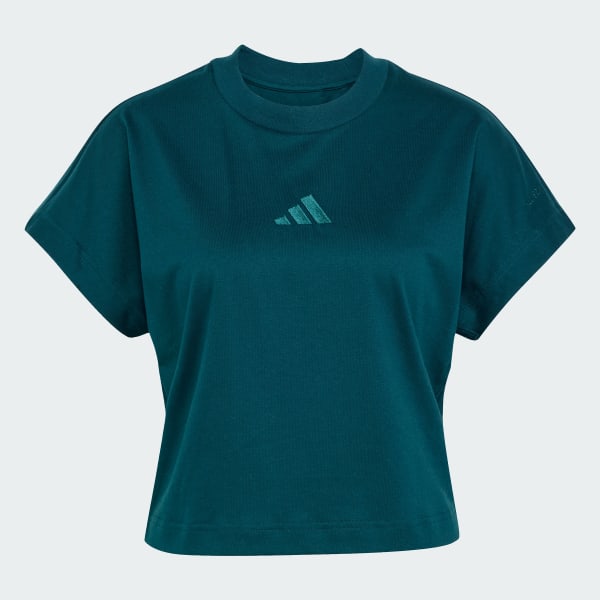 adidas ALL SZN Tee - Green | Free Shipping with adiClub