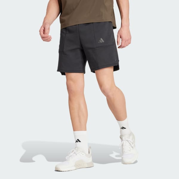 Black Pump Workout Shorts
