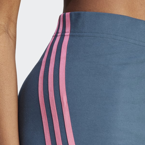 adidas Future Icons 3 Stripes Bike Shorts Turquoise adidas Thailand