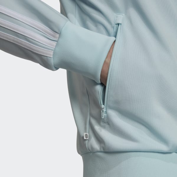 Adidas ash blue track jacket on sale