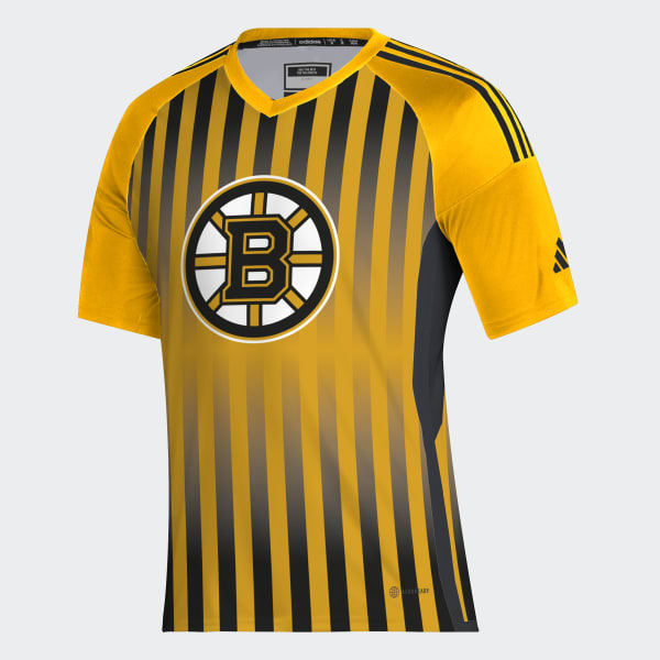 Boston Bruins NHL Youth Boys Yellow Team Short Sleeve T-Shirts Size XL